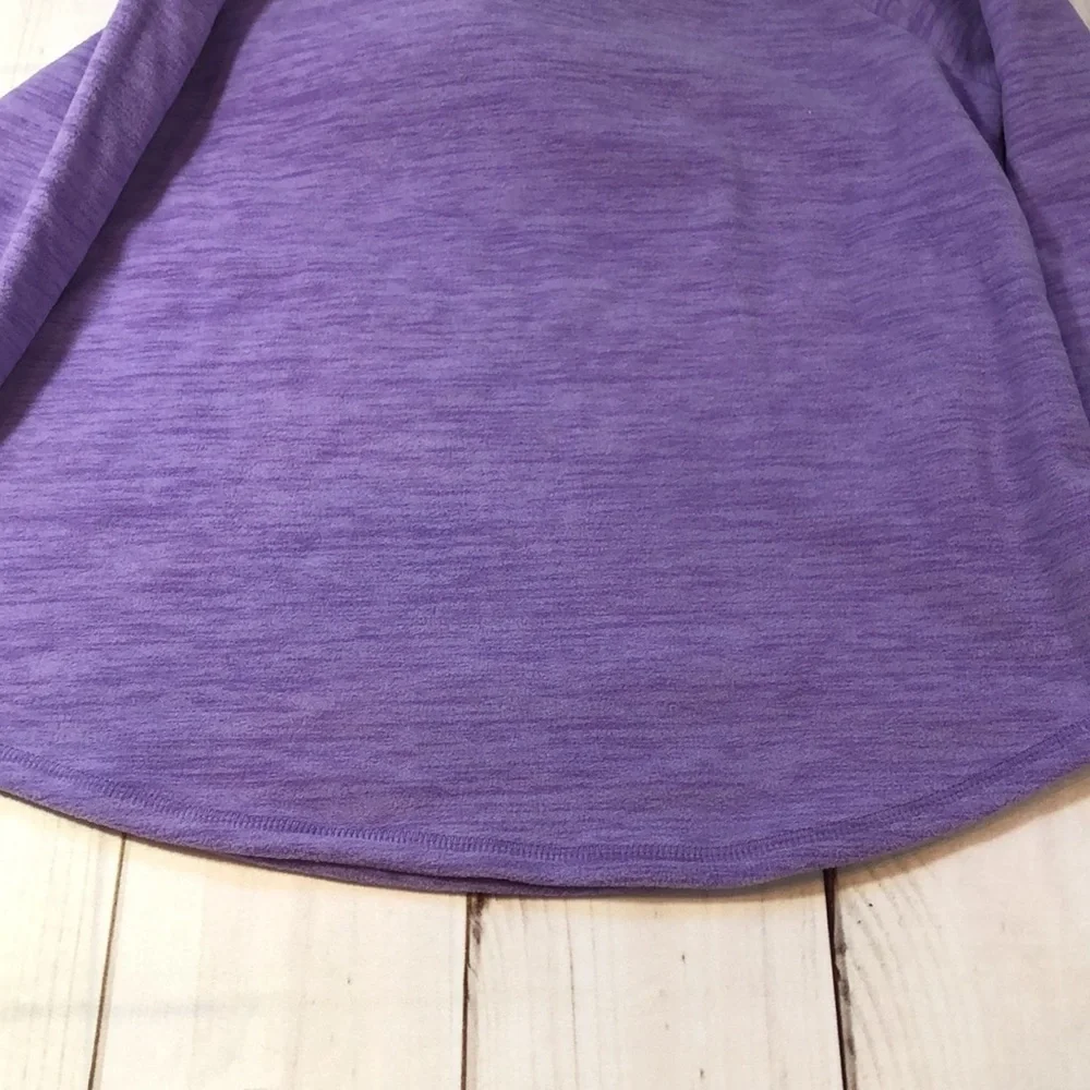 Tek Gear Ultra Soft Fleece Hooded Sweatshirt Heather Purple Girls 18/20 XXL New